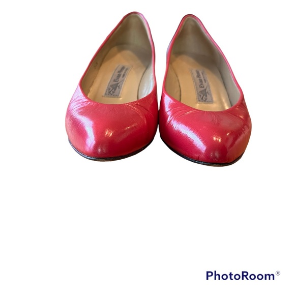 VINTAGE EVAN PICONE | Leather hot pink barbie heel pumps - Picture 4 of 13